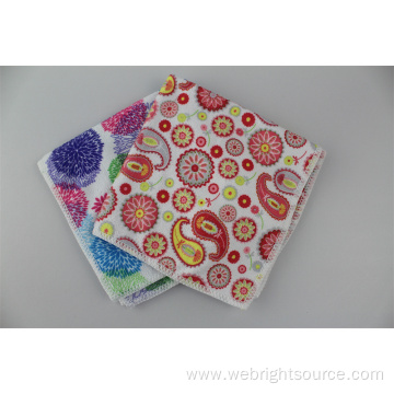 Microfiber Printing Kitchen Cleaning Cloth